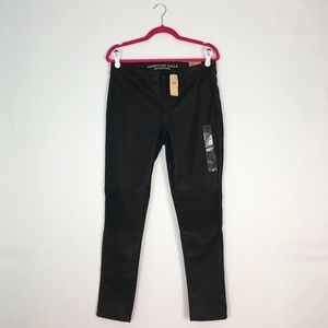 American Eagle Outfitters Pants - NWT Faux Leather Moto Style Stretch Jeggings 12 American Eagle Outfitters Pants - NWT Faux Leather Moto Style Stretch Jeggings 12
